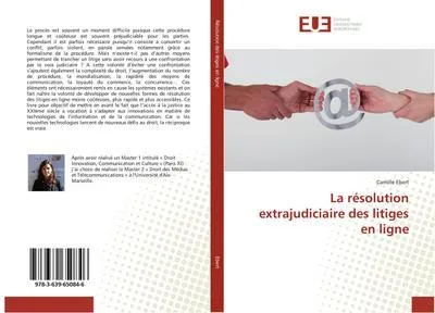 Produktbild von La résolution extrajudiciaire des litiges en ligne