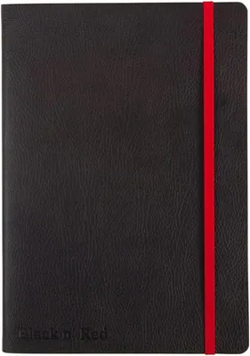 Image de Oxford 400051204, Couleur unie, Noir, A5, 144 feuilles, Couverture rigide, Universel