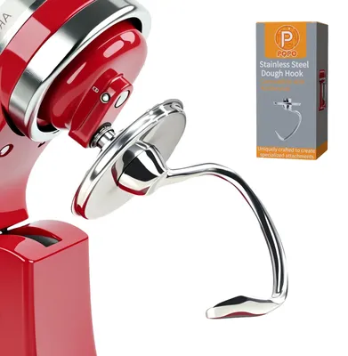 Edelstahl-Rührhaken für 4,5–5 L Kippkopf-Mixer