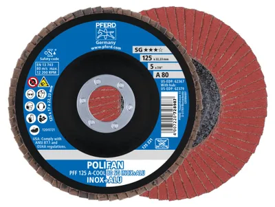 Zdjęcie produktu dla PFERD 67658125, 12,5 cm, 2,22 cm, 12200 RPM, 80 g, 10 szt.