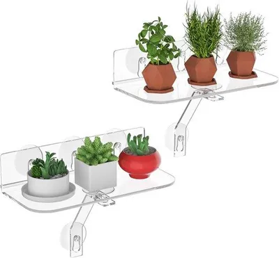 Produktbild von Acryl-Rahmenplatten für Fenster - Ohne Bohren - 30 cm - Starker Schraubenzieher - Set aus 2 Stück