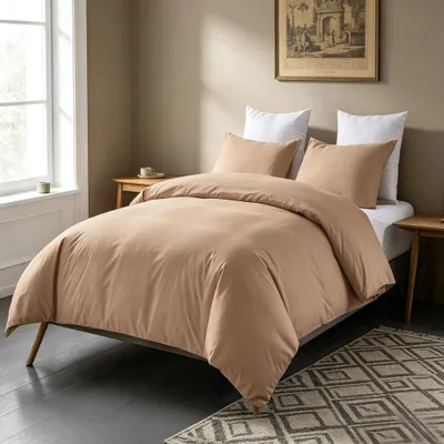 Image de Housse de couette en microfibre, super douce, 200 x 200 cm