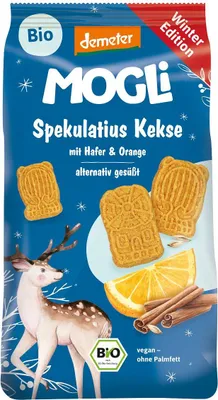 CIASTKA KORZENNE O SMAKU POMARAŃCZY DEMETER BIO 125 g - MOGLI
