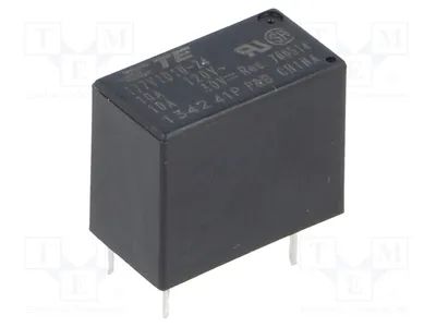 Immagine prodotto di 1 relè: bobina elettromagnetica, 24 VDC, 10 A / 250 VAC, codice prodotto: 2-1393194-1