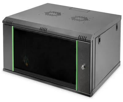 Produktbild von Wandgehäuse Dynamic Basic Serie - 600x600 mm (BxT) (schwarz, 7 Höheneinheiten)