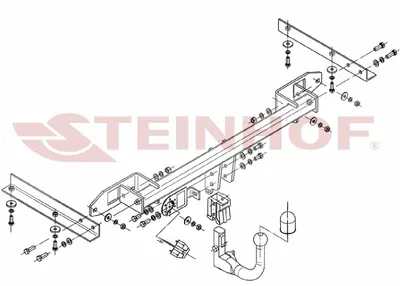 Produktbild von Z547382 Anhängerkupplung passend für OPEL Astra IV (J) 12/2009-09/2015 abnehmbar