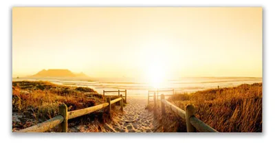 Produktbild von Glasbilder 120x60 Wandbild Druck auf Glas Fußpfad Landschaft