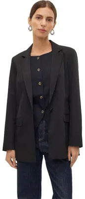 Produktbild von Vero Moda VMNILA, Weiblich, Schwarz, Blazer, Erwachsener, Black,Black, Viskose, Polyester, Elasthan