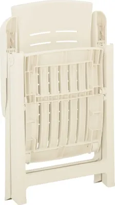 Produktbild von Möbel Verstellbare Gartenstühle 2 Stk. Kunststoff Weiß - Gartenstühle 315830