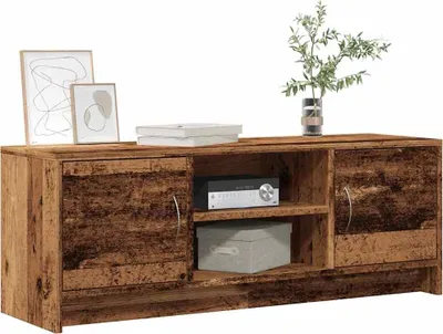 Immagine prodotto di Mobile TV in legno di recupero 102x30x37,5 cm Materiale a base di legno