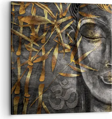 Produktbild von Bild auf Leinwand - Leinwandbild - Einteilig - Buddha Gold Bodhisattva - 70x70cm - Wand Bild - Wanddeko - Wandbilder - Leinwanddruck - Bilder - Wanddekoration - Leinwand bilder - AC70x70-4442