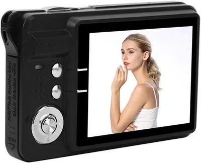Image de Appareil photo compact avec zoom 8x, HD 1280x720, noir