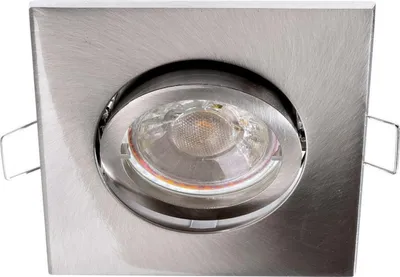 Immagine prodotto di Light Impressions Deko-Light apparecchio da incasso a soffitto Alioth 2 square 12V AC/DC GU5.3 / MR16 1x max. 35,00 W 90 mm argento 110030