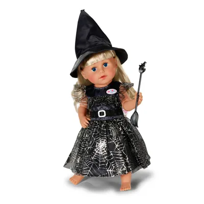 Produktbild von BABY born Hexenkleid mit Besen und Hexenhut für 43 cm Puppen