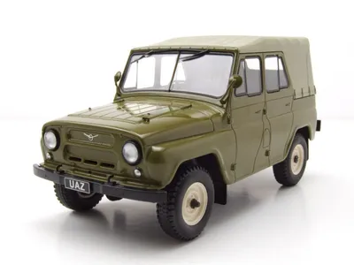 Produktbild von UAZ 469 grün Modellauto 1:24 Whitebox