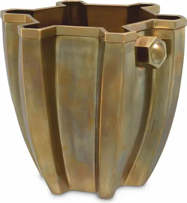 Produktbild von Casa Padrino Luxus Weinkühler Vintage Messing H. 25 cm - Champagnerkühler - Hotel Accessoires