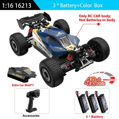 Produktbild von Ferngesteuerter RC-Monstertruck 16213 - Maßstab 1:16 - 4WD - Bürstenloser Motor - 42 km/h - 120 m Reichweite - Doppelkarosserie