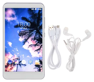 Image de Lecteur MP4, écran de 5 pouces, suppression du bruit HD, 16 Go de mémoire interne, carte mémoire de 256 Go, Bluetooth 5.0, Wi-Fi, batterie de 2200 mAh, lecteur de musique avec appareil photo, radio FM