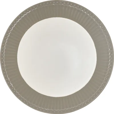 Produktbild von Greengate Alice Frühstücksteller warm grey 23 cm