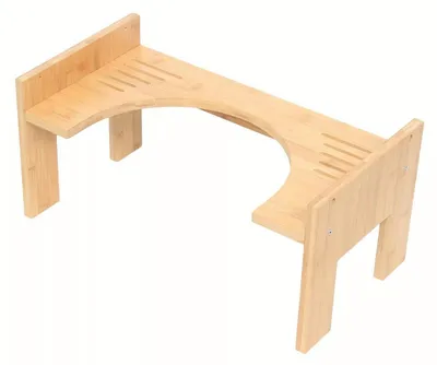 Produktbild von Toilettenstuhl – WC-Stuhl – Anstehhilfe – Stuhl für den Toilettengang – Toilettensitz – Höhenverstellbar, 17,8–22,9 cm