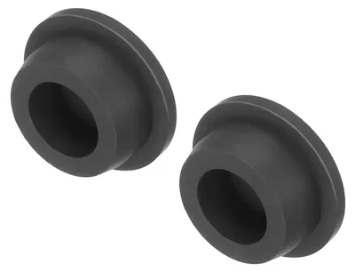 T-förmige Silikonstopfen, 33x10x26 mm, 2 Stück, schwarz