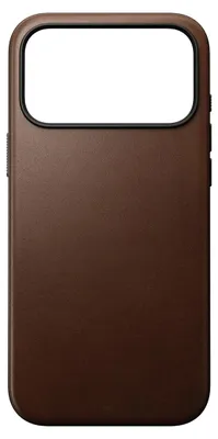 Productafbeelding van Nomad Modern Leather Case met MagSafe voor de Apple iPhone 17 Pro Max - Bruin