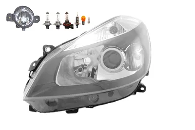 Produktbild von Scheinwerfer passend für Renault Clio BR CR 05-09 H7 H7 H1 L +Nebel+Leu. 7701061075 260608237R 260608764R 7701070491 8200002469 2615589 Johns