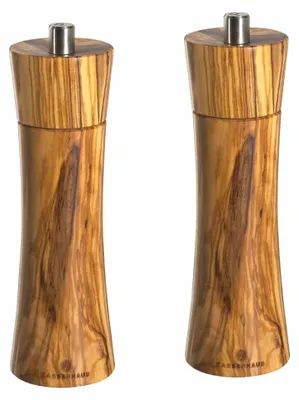 Image de Zassenhaus Mühlen-Set FRANKFURT 18 cm Olivenholz 23046 4006528023046