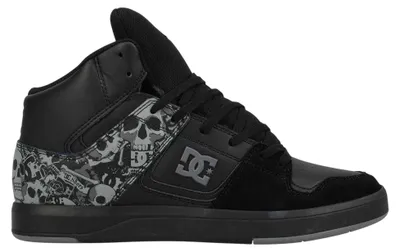 Produktbild von DC - "Cure" Schädel-Logo Skater-Schuhe für Herren, Wildleder GT59303 (43 EU) (Schwarz/Grau)