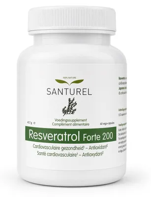 Obrázok produktu pre Santurel Resveratrol Forte 200 – 60 kapsúl