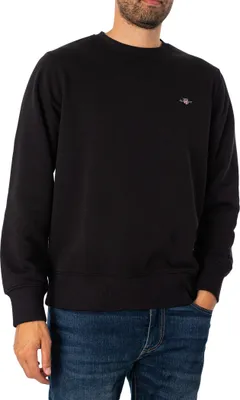 Produktbild von GANT Reguläres Shield-Sweatshirt, Schwarz 4XL