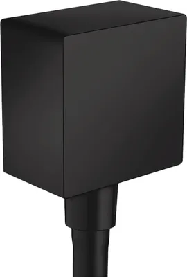 Image de Raccord de tuyau hansgrohe FixFit Square DN15 RV noir mat, 1 pièce.