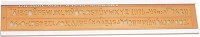 Immagine prodotto di MINERVA 1000-07D MINERVA Schriftschablone, Schrifthöhe: 7 mm