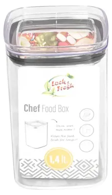 Produktbild von Quadratische Lunchbox 1,4 l mit Silikondichtung