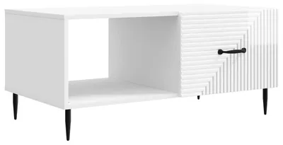 Obrázek produktu pro Konferenční stolek Bílá s vysokým leskem 90 x 50 x 40 cm