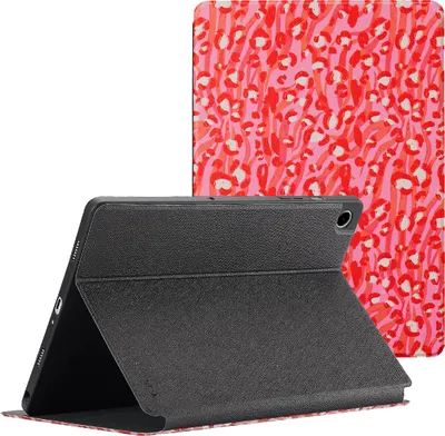 Productafbeelding van Selencia Vivid tablethoes voor de Samsung Galaxy Tab A9 Plus - Wild Spots Lipstick