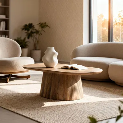 Produktbild von Giga Meubel Couchtisch Salvador - Natur Holz - 140x70x38cm