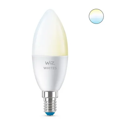 Produktbild von WiZ Kerze 40W C37 E14, Intelligentes Leuchtmittel, Wi-Fi/Bluetooth, Weiß, LED, E14, C37