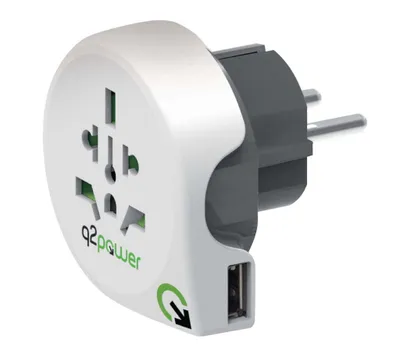 Immagine prodotto di Q2 Power 1.100110 Reisadapter Wereld-naar-europa Usb Geaard