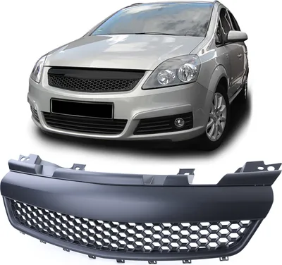 Zdjęcie produktu dla Kratka chłodnicy sportowa czarna do Opel Zafira B 05-08