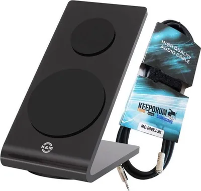 Immagine prodotto di K&M 19855 Supporto per tablet con cavo di prolunga