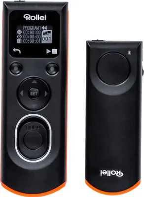 Produktbild von Rollei Wireless Fernauslöser für Nikon – erlaubt die kabellose Fernauslösung, Langzeitbellichtungen, Serienbild und Zeitintervall Aufnahmen Ihrer (Hersteller) DSLM/DSLR Kamera, LCD-Display beleuchtet