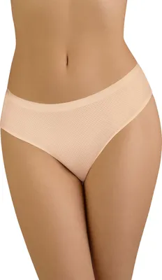 Produktbild von Vivisence dame slip 3-er pack unterhose 4011 glatt voll nahtlos klassisch, beige, s