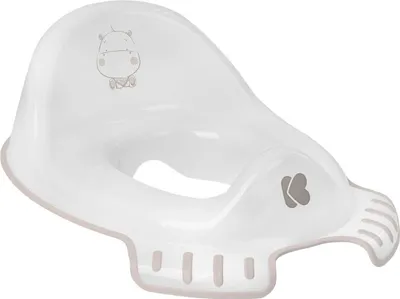 Produktbild von Kikkaboo, Toilettenaufsatz Hippo Toilettensitz, anatomische Form, Spritzschutz beige