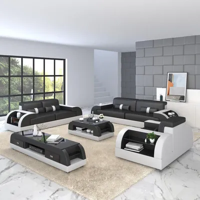Obrázok produktu pre Sedacia súprava "Sofa Couch" – zostava pozostávajúca z dvoch trojsedacích pohoviek. Kožené pohovky. Čalúnené trojsedacie sedačky