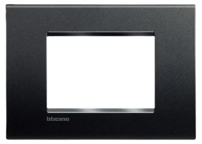 Produktbild von bticino LNA4803AR, Anthrazit, Schraubenlos, Bticino, 120 mm, 86 mm, 1 Stück(e)