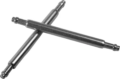Produktbild von Minott Zwei Federstege (Ø) 1,5mm Edelstahl Swiss Made - kurzer Zapfen, Stegbreite:9mm