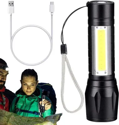 Immagine prodotto di Torcia a LED con ricarica USB: torcia super potente per il campeggio