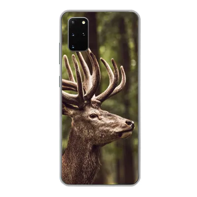 Produktbild von MuchoWow® Handyhülle Schutzhülle Hülle für Samsung Galaxy S20 Plus Hirsch - Natur - Geweih - Wald - Tiere Silikon Softcase Handy Hülle - Hartschale