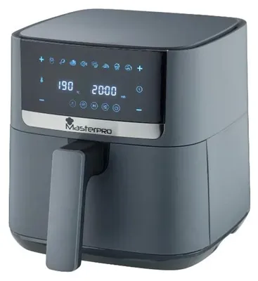 Produktbild von Masterpro Heißluftfritteuse Air Fryer BGMP-9486 1350 Watt 4 L 200°C grau